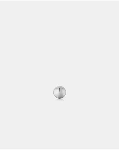 Ania Haie - Ania Haie Silver Sphere Barbell Single Earring