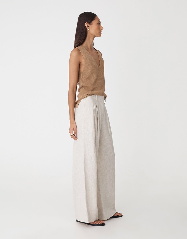 Forcast - Ami Wide Leg Linen Pants