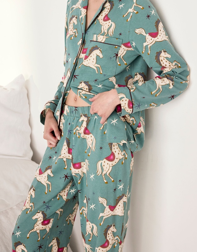 Chelsea Peers - Magical Horses Organic Cotton Pyjama Set