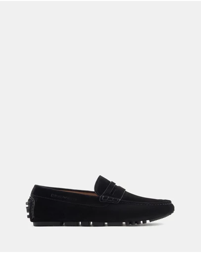 Emporio Armani - Driver Suede - Men's