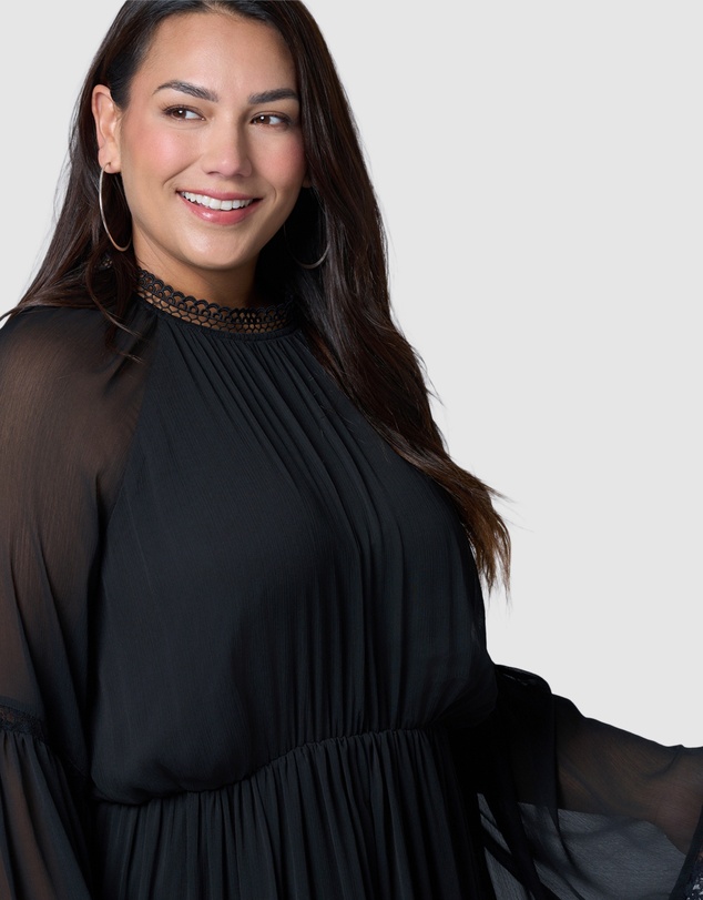 The Poetic Gypsy - Echoed Maxi Dress