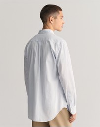 Gant - Regular Fit Striped Poplin Shirt
