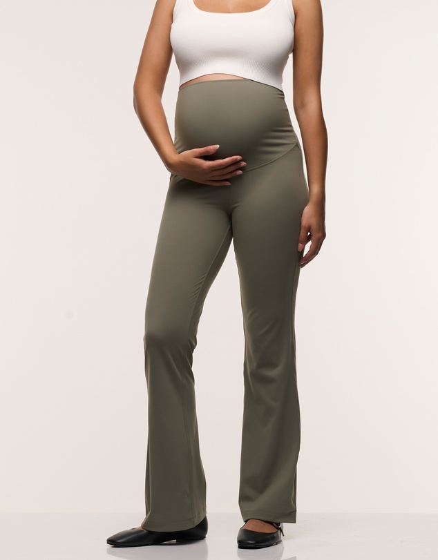 Soon Maternity - Straight Flare Overbelly Leggings