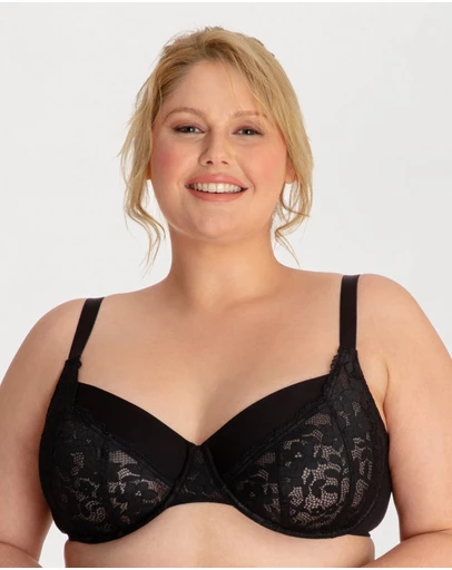 Ava & Audrey  - Underbliss by Ava & Audrey Lacey Balconette Underwire Bra