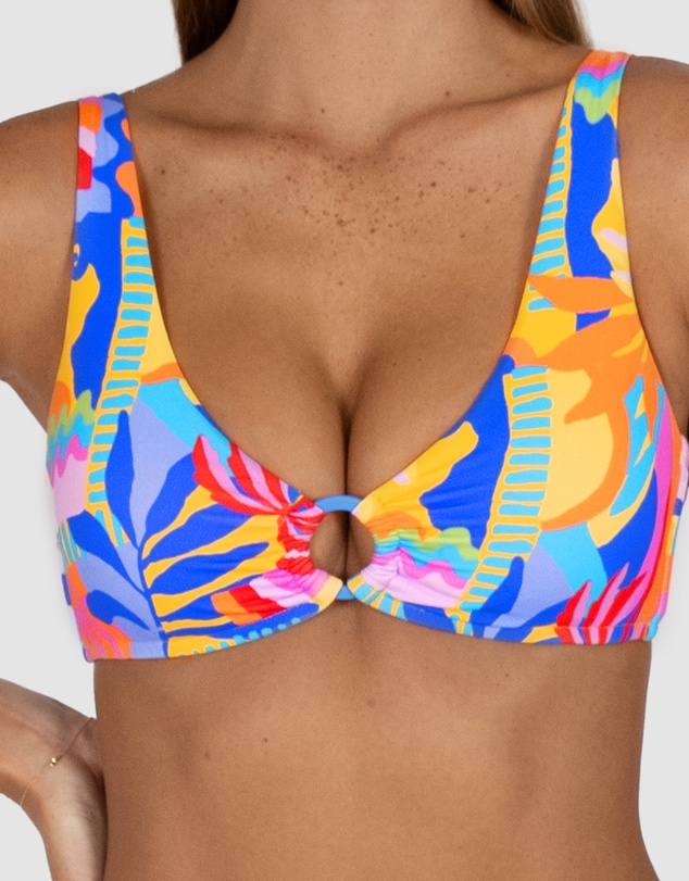 Baku Swimwear - Grenada C-D Cup Ring Front Bikini Bra Top