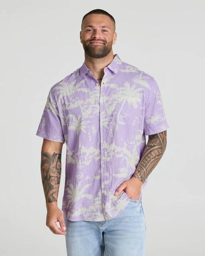Johnny Bigg - Two Palms Print Shirt
