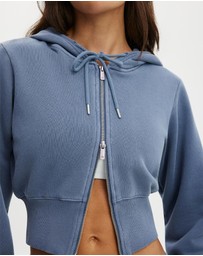 Cotton On Body Active - Fleece Contour Zip Through Hoodie