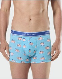 Mitch Dowd - Mitchdowd Mens 3 Pack Trunk in Shark Fin Print