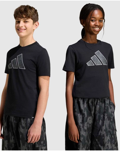 adidas Sportswear - Camo Graphic T-Shirt - Kids-Teens