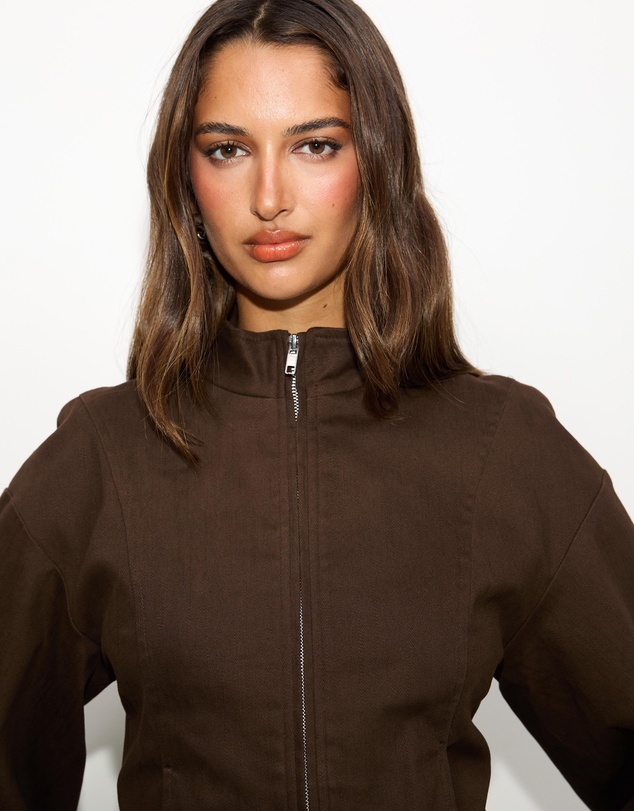 Dazie - Isla Cotton Bomber Jacket