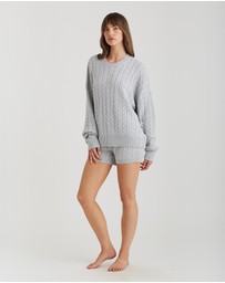 Papinelle - Cosy Cable Cotton Cashmere Short