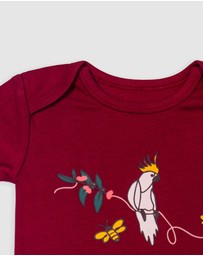 B Free Intimate Apparel - 100% Organic Cotton Short Sleeve Baby Bodysuit - Baby & Toddler