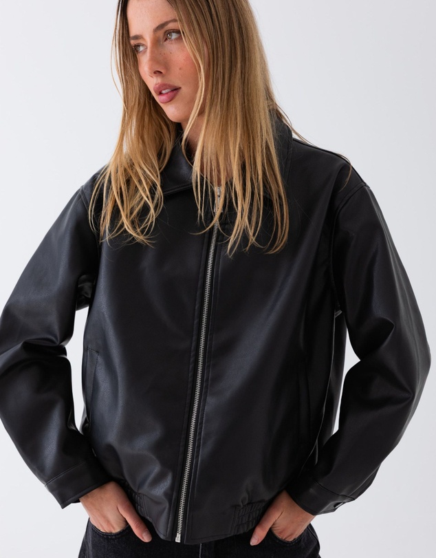 Style Addict - Lex Faux Leather Jacket