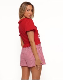 Petal & Pup - Andra Top - Red