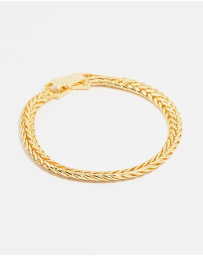 Lovisa - Gold Flat Wide Curb Chain Bracelet