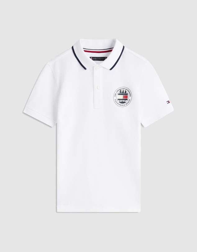 Tommy Hilfiger - Graphic Short Sleeve Polo - Teens