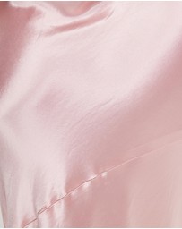 Third Form - Satin Bias Cowl Back Maxi Dress