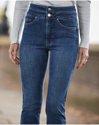 Sosandar - Contour Waist Slim Leg Jeans