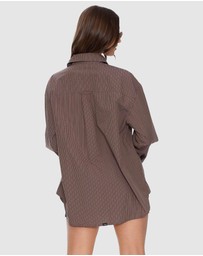 Thrills - Brentwood Stripe Oversized Shirt