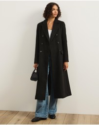 Atmos&Here - Rhiannon Wool Blend Tailored Coat