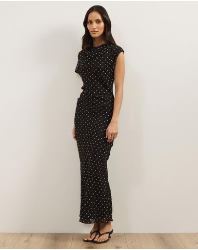 Black Based Polkadot