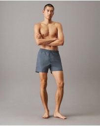 Calvin Klein - Logo Tape Medium Drawstring Swim Shorts