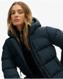 Superdry - Hooded Sports Puffer Mid Jacket