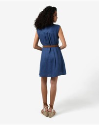 Forcast - Ami Linen Mini Beach Dress