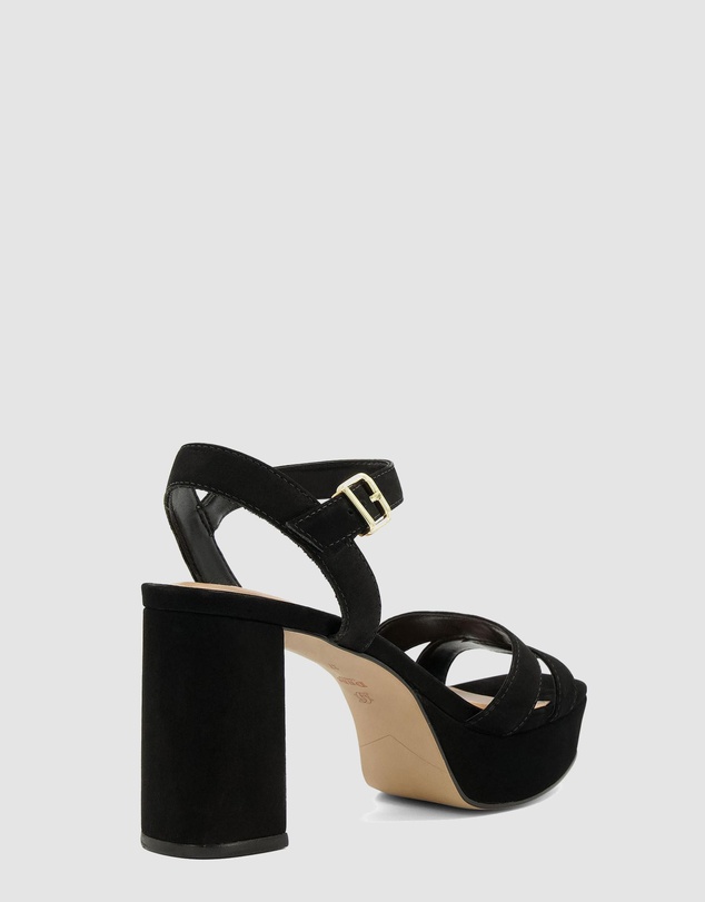 Dune London - Molten - Black Suede