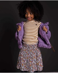 Like FLO - Pleated Floral Skirt - Kids-Teens