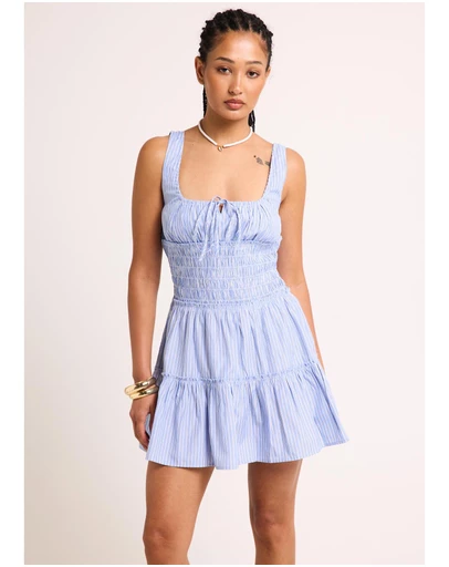 Subtitled - Isidora Shirred Mini Dress