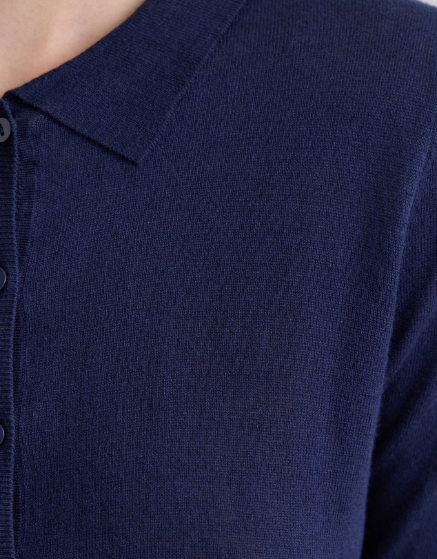 Oxford - Edwina Silk Blend Polo Collar Knit
