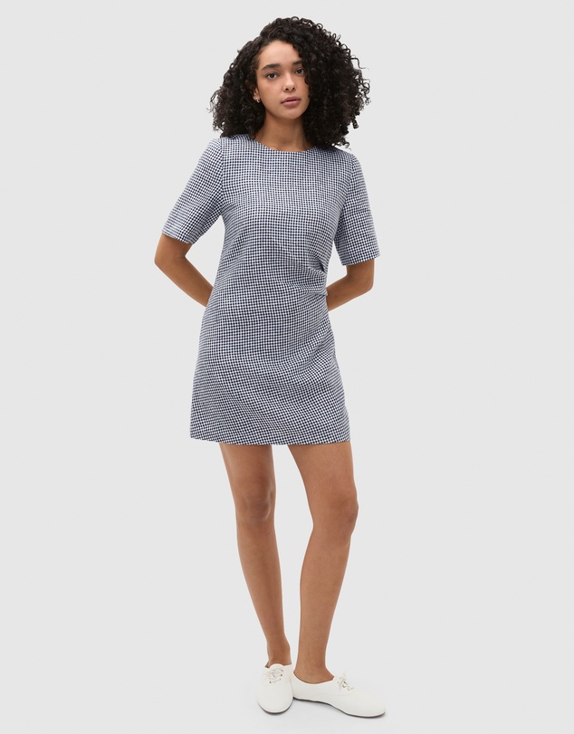 Seed Heritage - Linen Gingham Mini Dress