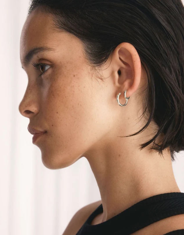 SAINT VALENTINE - Classic Hoops Small - Silver