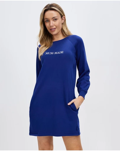 OMM Label - Mum-made Nursing Sweatshirt Dress