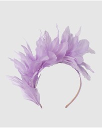 Max Alexander - Modern Lilac Racing Fascinator
