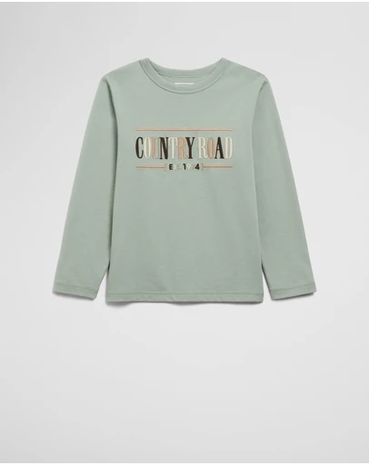 Country Road - Australian Cotton Long Sleeve Heritage T-shirt