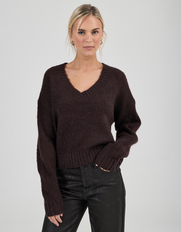 Rolla's - Tomboy V Neck Knit Top