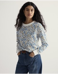 Seasalt - Seasalt Cornwall Blue Bright Wave Sweatshirt