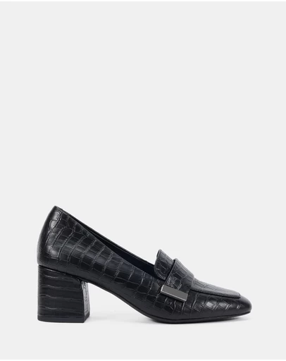 Clarks - Winslet Black Croc