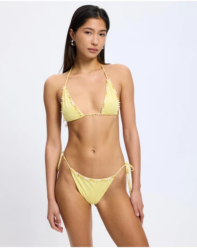 Jaded London - Beaded Edging Bikini Top