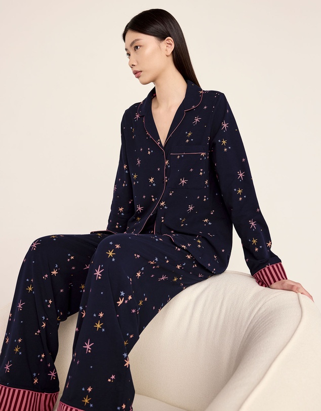 Chelsea Peers - Organic Cotton Stars Long Pyjama Set