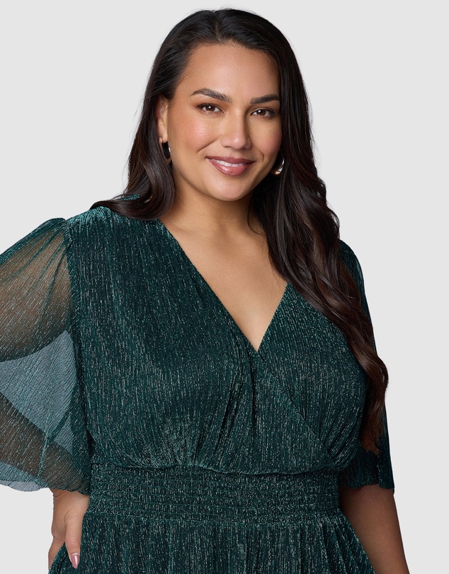 Pink Dusk by Curve Project - Steamy Encounters Maxi Dress