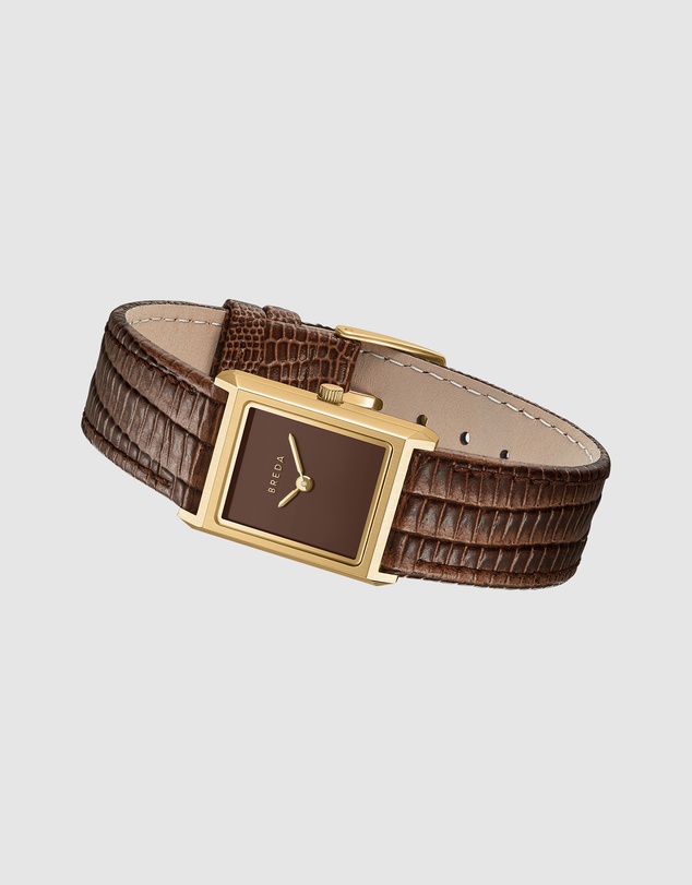 Breda - Virgil 1765c Leather Band Watch, 20MM