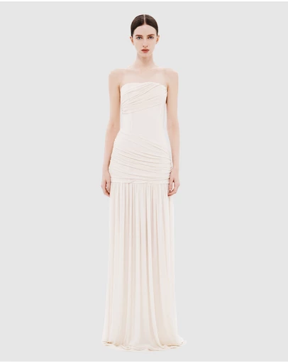 MISHA - The Ember Wrapped Maxi Dress