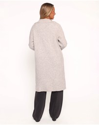 Petal & Pup - Zina Button Front Coatigan - Grey