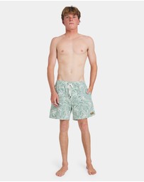 RVCA - Mens Exotica Print Elastic 17
