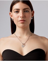 Michael Hill - Diamond Accent Gemini Zodiac Pendant in Sterling Silver