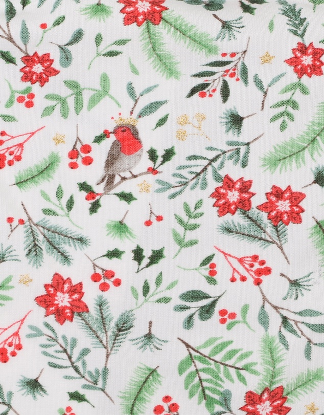 Bebe by Minihaha - Christmas Festive Red Robin Bodysuit and Shorts Set - Babies