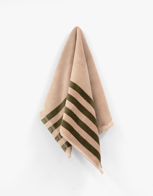 Aura Home - Palma Stripe Australian Cotton Bath Towel Set
